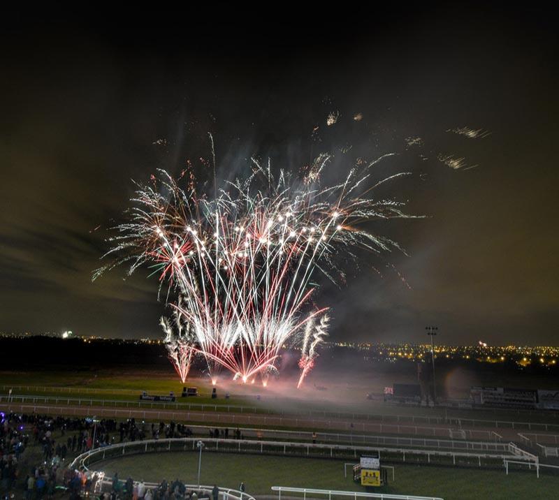 Fireworks Display Bonfire Night Newcastle Racecourse